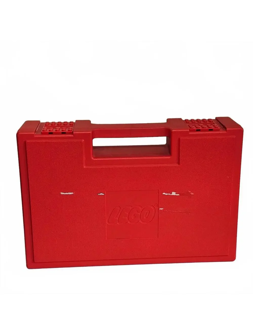 Lego Box 1980s Filled With 70s 80s Misc Lego Bricks Minifigs Various Booklets